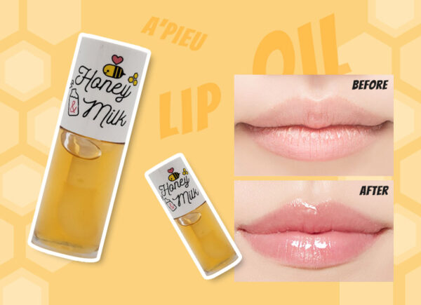 A'PIEU - Honey & Milk Lip Oil - Image 2