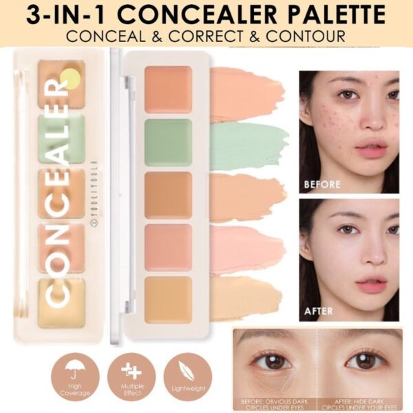 FOCALLURE - Color Correcting Concealer Palette - Image 2