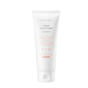 S.NATURE - Aqua Rice Foam Cleanser